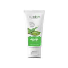 Curaloe ครีมว่านหางจระเข้ ปลอบประโลมผิว ลดรอยทุกประเภท Restoring Cream